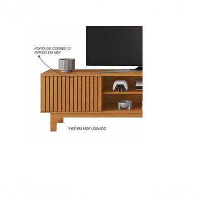 Rack Com Painel Até 70" Trunfo Jcm Movelaria - Cinamomo
