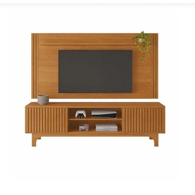Rack Com Painel Até 70" Trunfo Jcm Movelaria - Cinamomo