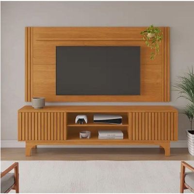 Rack Com Painel Até 70" Trunfo Jcm Movelaria - Cinamomo
