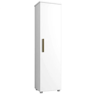 Armário Multiuso Jasmin 1 Porta Kaiki Móveis - Branco