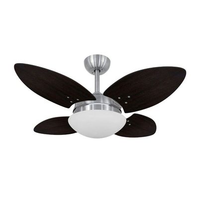 Ventilador De Teto Volare Mini Petalo Marrom 127V 110V