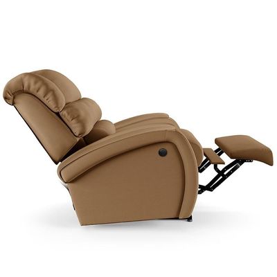 Poltrona Do Papai Reclinável Kalie Power Elétrica Fh9 Pu Caramelo - Mpozenato