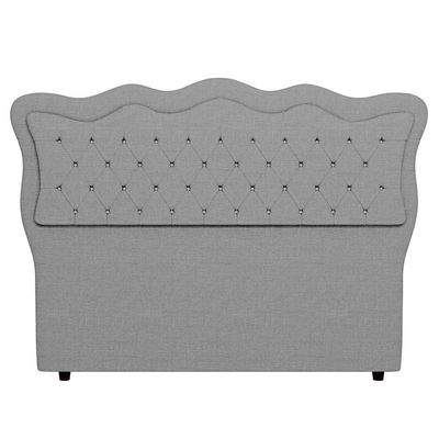 Cabeceira Casal Queen Cama 160cm Oregon I02 Linho Cinza - Mpozenato