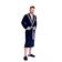 Roupão Masculino Em Plush Guilherme Inverno Tamanho P Cor Marinho 11