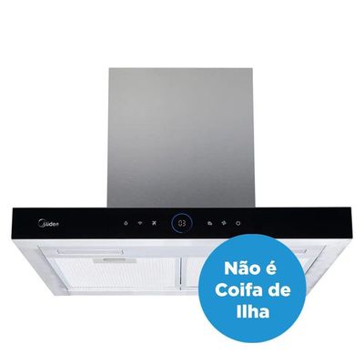 Coifa de Parede Midea Smart Pro Touch 60cm 110V MH60M77AT22MW1