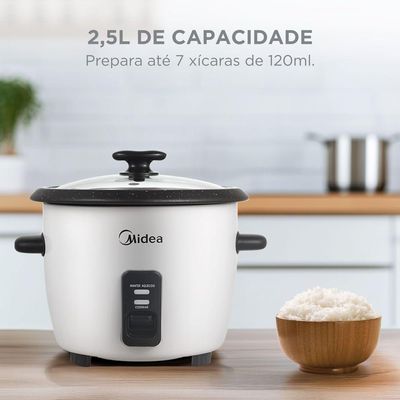 Panela De Arroz Elétrica Midea 2,5L Branca PAE25B1 110V
