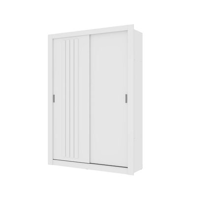 Guarda Roupa Solteiro 2 Portas Darvi Carraro Branco