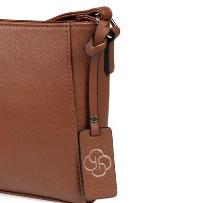 Bolsa Transversal Feminina Soft Premium Caramelo P / Caramelo