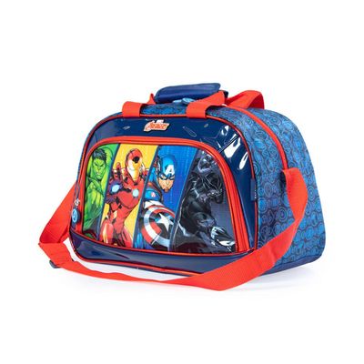 Bolsa de Viagem Masculina Vingadores  Azul U / Azul