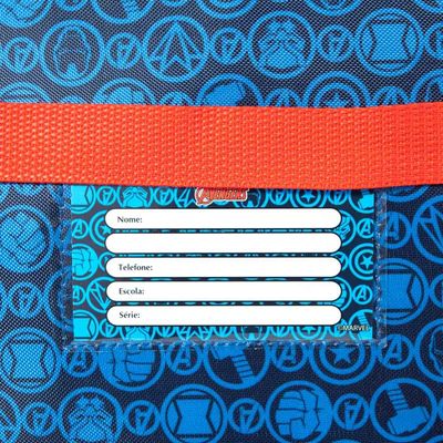 Bolsa de Viagem Masculina Vingadores  Azul U / Azul