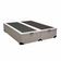 Cama Box Baú King Bipartido King Design Sintético Branco 193x203x41
