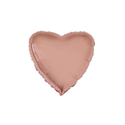 Balão Flexmetal Metalizado Coração 20" Rosé