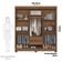 Guarda-roupa Casal 194,4cm 6 Portas 2 Gavetas Horácio