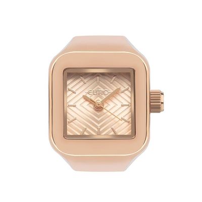 Relógio Anel Euro Feminino Unique Rosé - Eu2035ywy-4ji Eu2035ywy-4ji