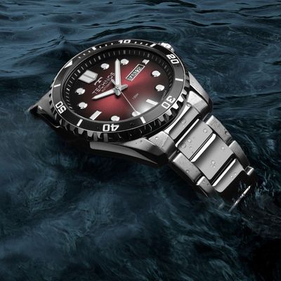 Relógio Technos Masculino Automático Prata - 8205pa-1r Relógio Technos Masculino Acqua Prata - 8205pa-1r