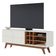 Rack Para Sala Bancada De 70 Pol. 180cm Norena C05 Off White Matte-freijó - Mpozenato