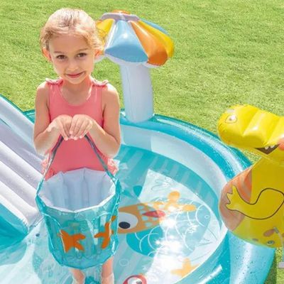 Piscina Inflável Playground 160 Litros Jacaré - Intex