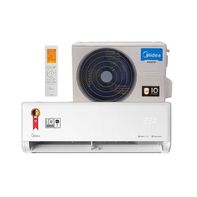 Ar-Condicionado Split Midea 9.000 BTUs Inverter AI Ecomaster Frio 42EZVCA09M5.38EZVCA09M5 220V
