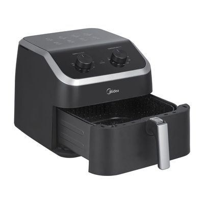 Fritadeira Air Fryer Midea Wide Max Cyclone Preto 8,5L 110V FWM85P1