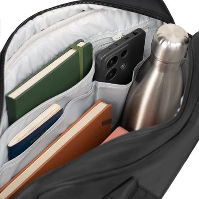 Pasta Executiva Feminina Porta Notebook Versatille Preta U / Preto