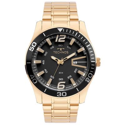 Relógio Technos Masculino Racer Dourado - 2115lajs-1p 2115lajs-1p
