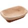 Cesta Porta Pão Lyor 24,5x17cm Retangular Rattan Plástico Forro Tecido Cesto