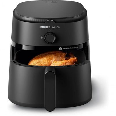 Fritadeira Airfryer Série 1000 Xl Philips Walita 6,2 Litros Tecnologia Rapidair Preta 110V