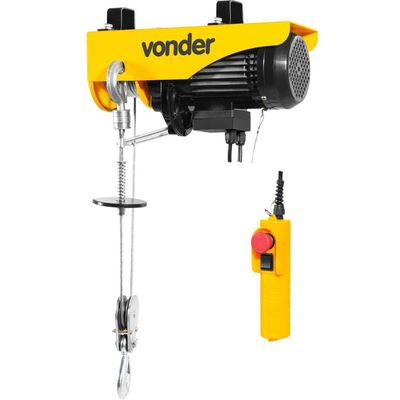Guincho Elétrico para 0,6 Toneladas GEV600 220V Vonder 1050W Monofásico 4 Polos