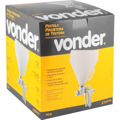 Pistola projetora de textura PTV 83 VONDER