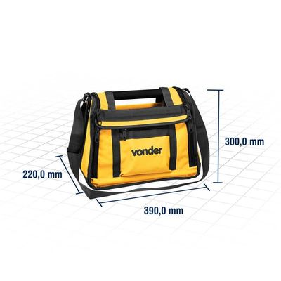 Bolsa em lona para ferramentas 390 cm x 220 cm x 300 cm BL 050 VONDER