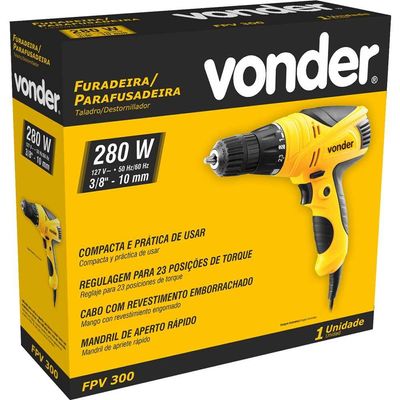 Furadeira/parafusadeira 3/8" FPV 300 127 V~ VONDER