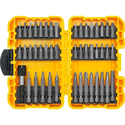 Jogo de bits/ponteiras com 46 peças encaixe sextavado de 1/4" VONDER