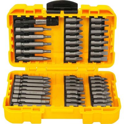 Jogo de bits/ponteiras com 46 peças encaixe sextavado de 1/4" VONDER