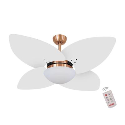 Ventilador De Teto 4 Pás Branco 220v C/ Controle 220V