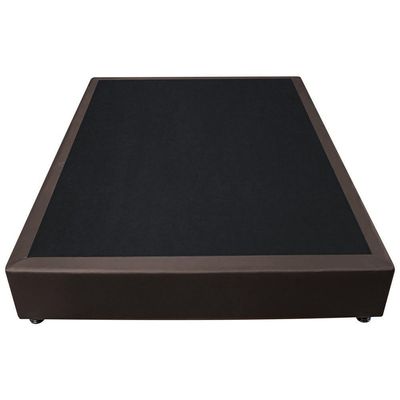 Base Box Para Cama Casal 138x188cm Liz S05 Sintético Marrom - Mpozenato