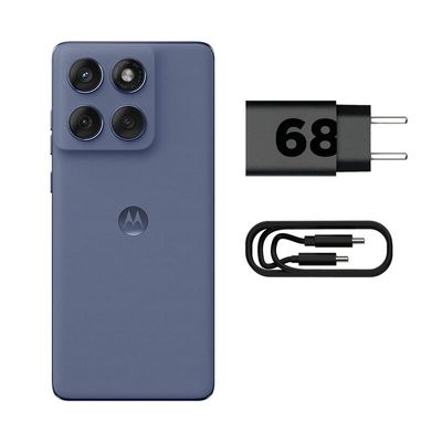 Smartphone Motorola Edge 60 Fusion 5G - Cinza, 256GB, 24GB (8GB RAM + 16GB Ram Boost), Câmera 50MP e Tela de 6,7"