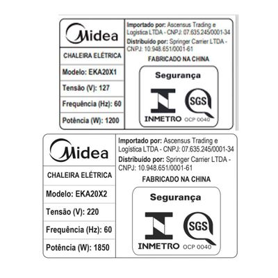 Chaleira Elétrica Inox Midea 1,7L EKA20X2 220V