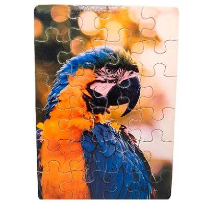 Kit 4 Quebra-cabeças Aves Divertido Educativo 24 Peças