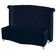 Kit Cabeceira De Cama Box E Calçadeira Baú Luxo King 195 Cm Suede Azul Marinho Do Lar Móveis