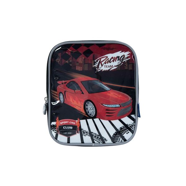 Lancheira Escolar Masculina Racing Car U / Preto