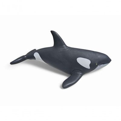 Boneco Em Vinil Animal Brinquedo Super Realista Baleia Orca