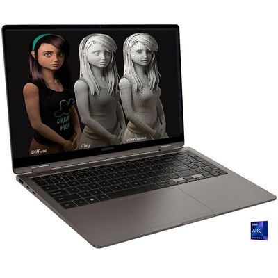 Book5 360 Intel Core Ultra 7 256v Placa Arc 140v Tela 15.6' Amoled Ssd 512gb Nvme Ram 16gb Samsung