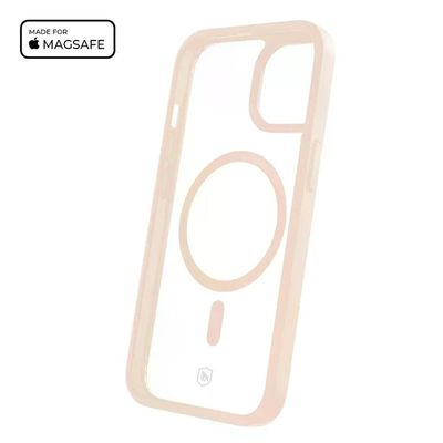 Kit Capa Magsafe Rosa e Pelicula Ultra Glass Preta para iPhone 15 Pro - Gshield