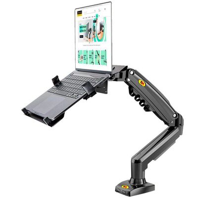 Kit Suporte Articulado Pistão A Gás F80 Nb + Bandeja Nbh-2