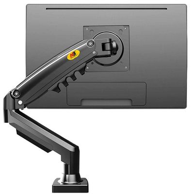 Suporte Para Monitor Articulado 15 A 34 De Mesa Com Pistão A Gás F80 Nb