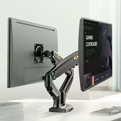 Suporte 2 Monitores 17 A 34 Articulado Pistão A Gás F160 Nb