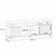 Rack Para Sala Bancada De 70 Pol. 180cm Briz H01 Off White-cinamomo - Mpozenato