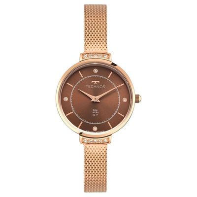 Relógio Technos Feminino Slim Rosé - Vj20aa-1m