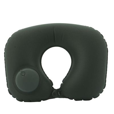 Almofada de Pescoço Inflável Preta U / Preto