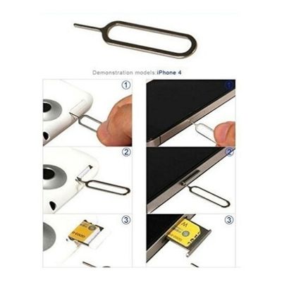 Chave Pino Extrator Mais Adaptad Abrir Sim Card Chip Celular